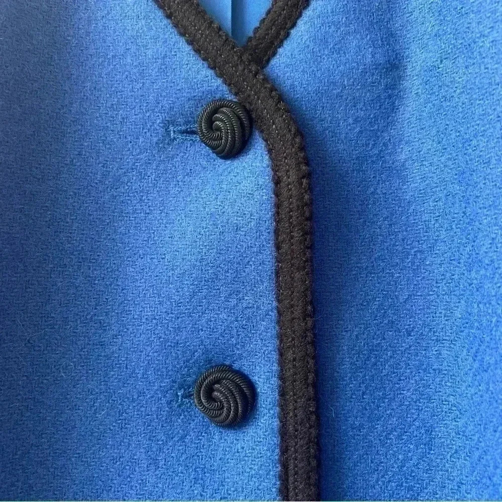 Pendleton vintage jacket - 100% wool made in the USA - blue and black - size 12 - Picture 9 of 13